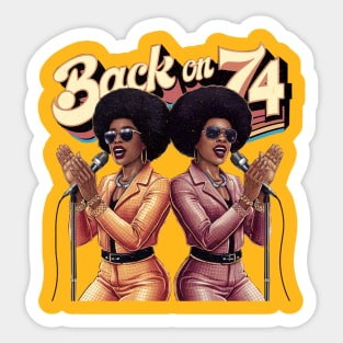 Back On 74 Sticker